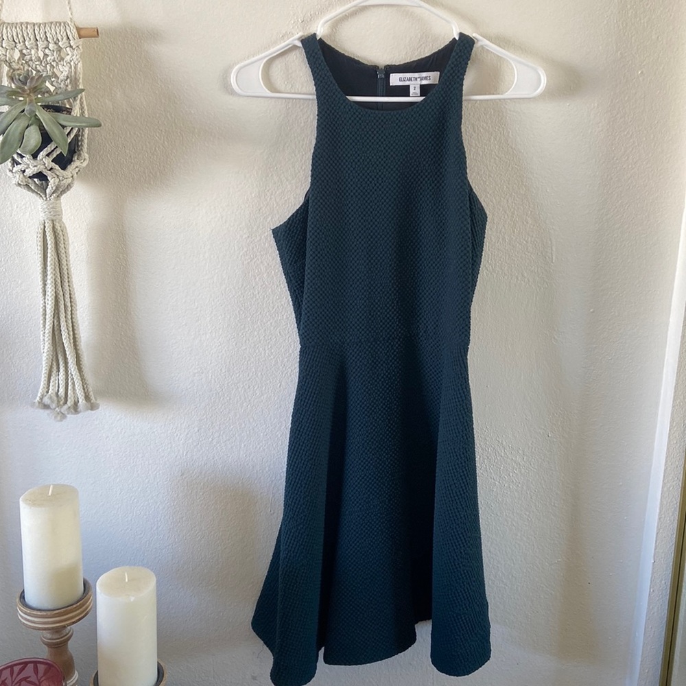 Elizabeth James green dress